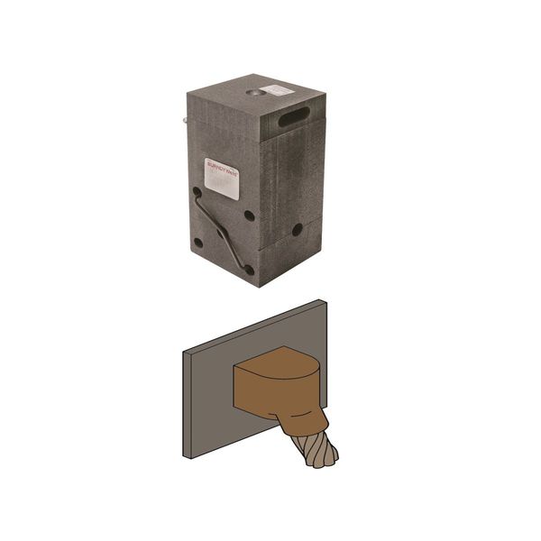 Hubbell Wiring Device-Kellems Electrical Box, Floor Box, 3 Gang, Steel, Rectangular B2483